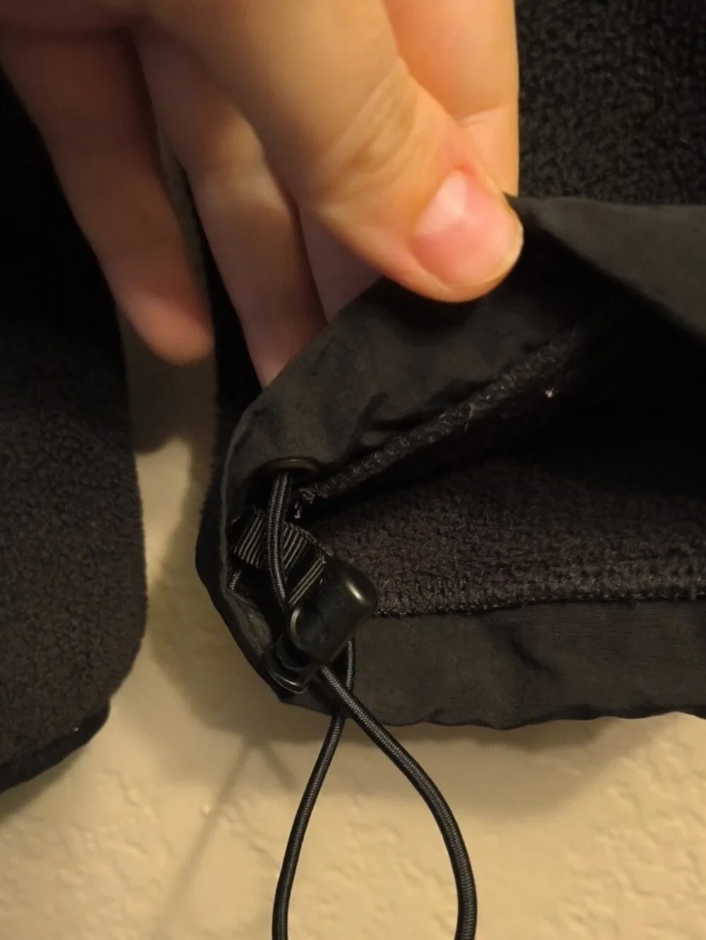The North Face Men's M Black Hooded Fleece Jacket